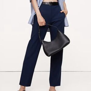 Banana Republic AirStretch High-Rise Taper Pants - Navy